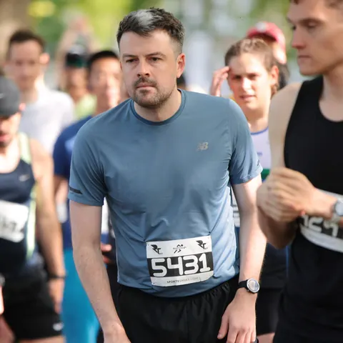 Runners on the start line
